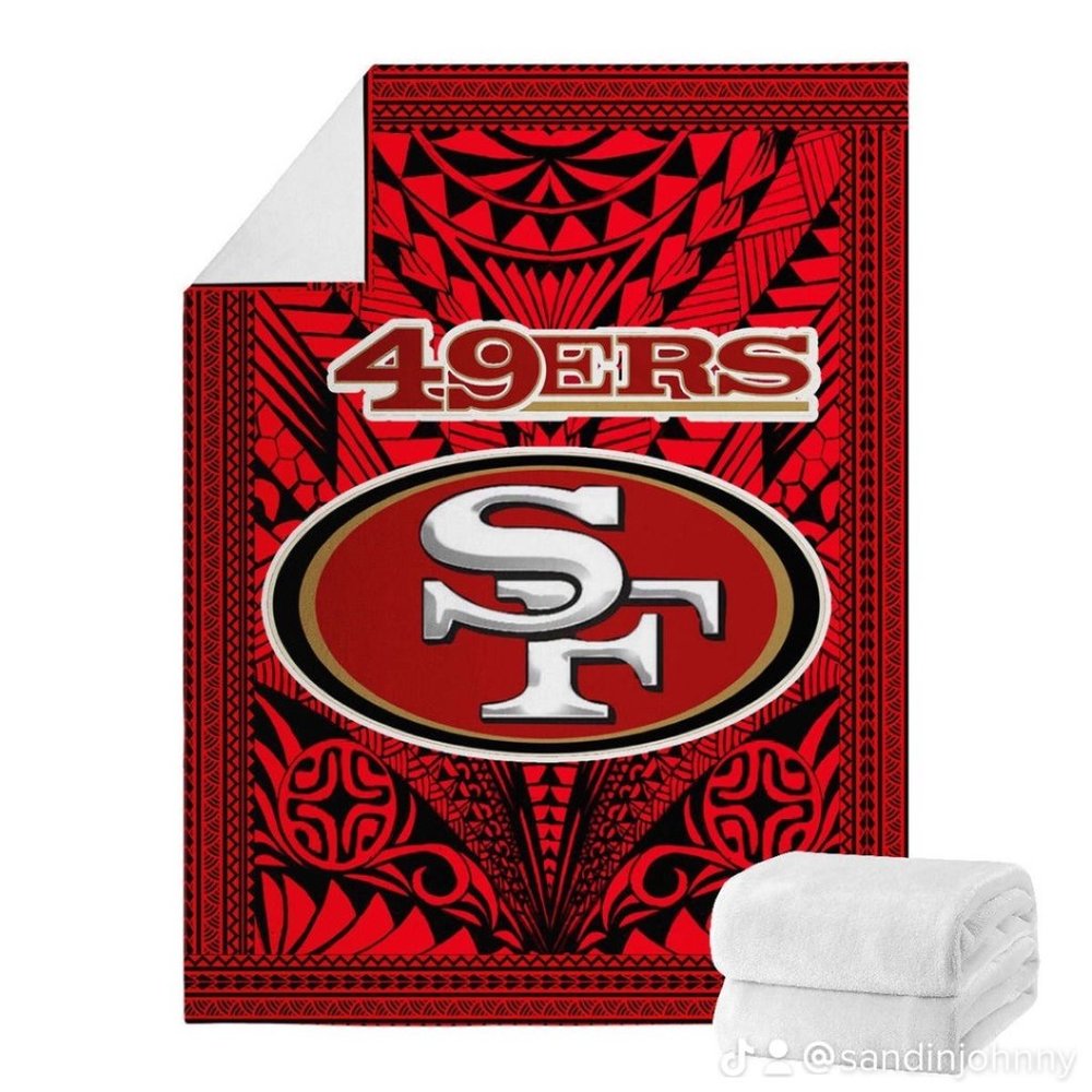 Oversize Lightweight Customize Tribal Polynesian Fleece Throw Soft Blankets Rep